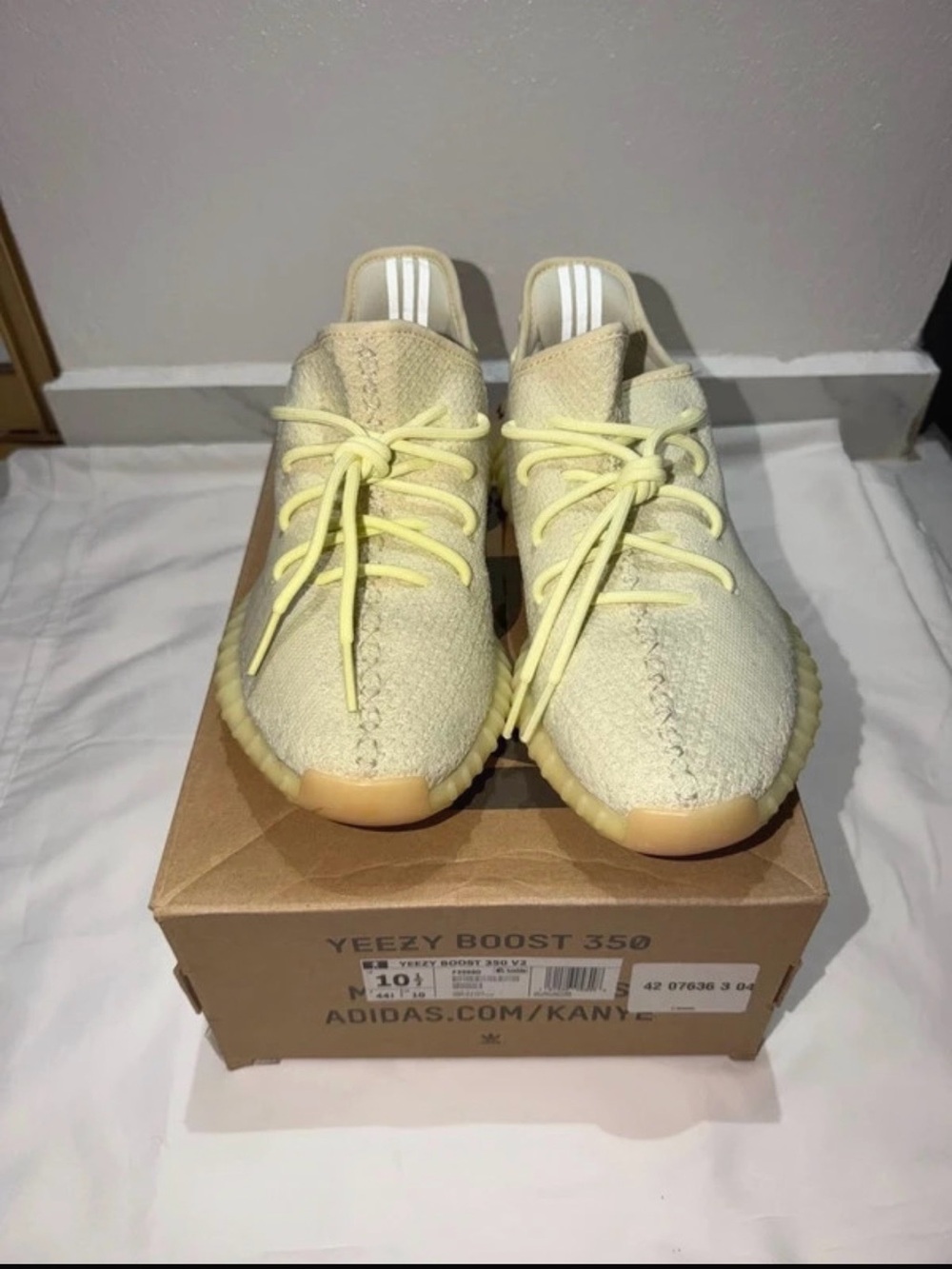 adidas Yeezy Boost 350 V2 Cream Yellow Men's Sneakers